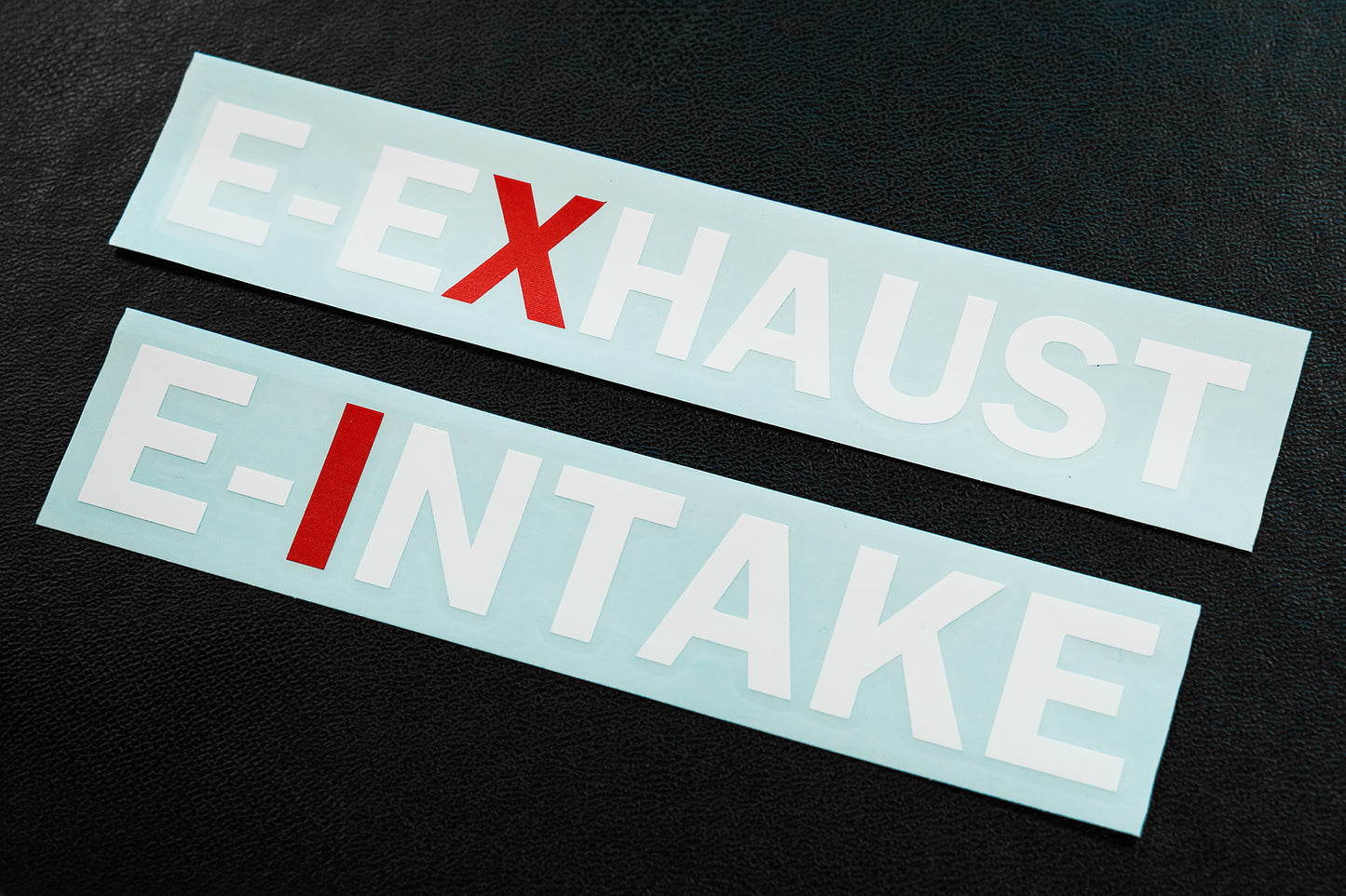E-EXHAUST / E-INTAKE Aufkleber