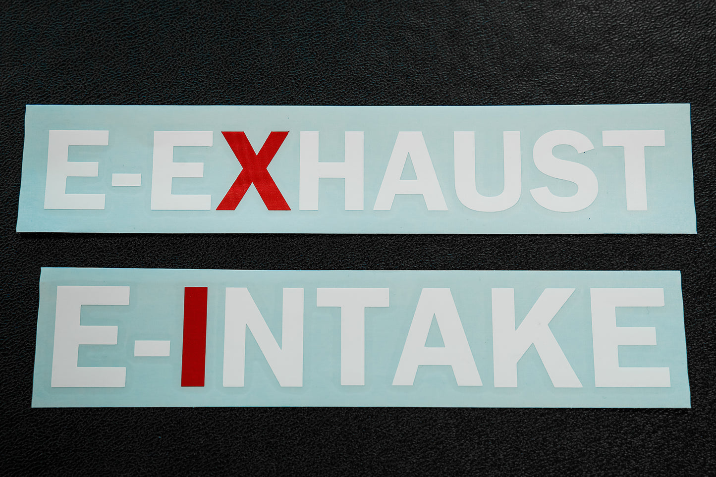 E-EXHAUST / E-INTAKE Aufkleber